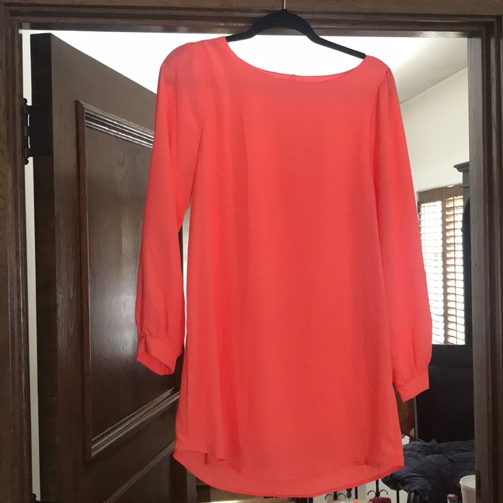 Coral dress